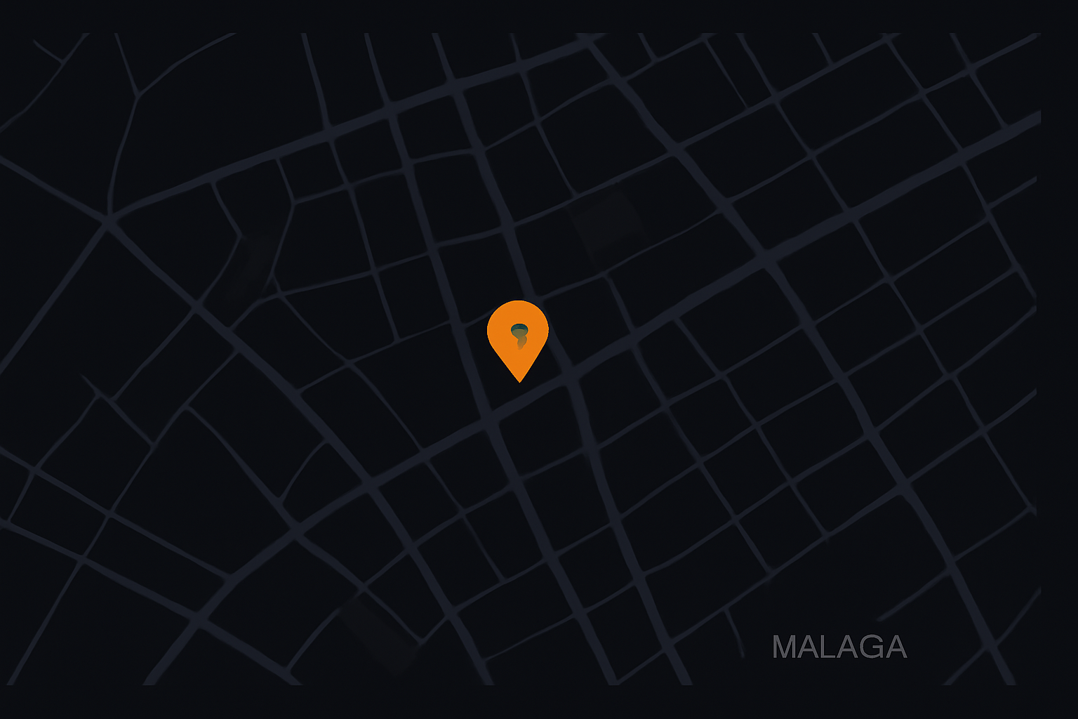Map showing Málaga, Spain — where digitalpixelvault is based