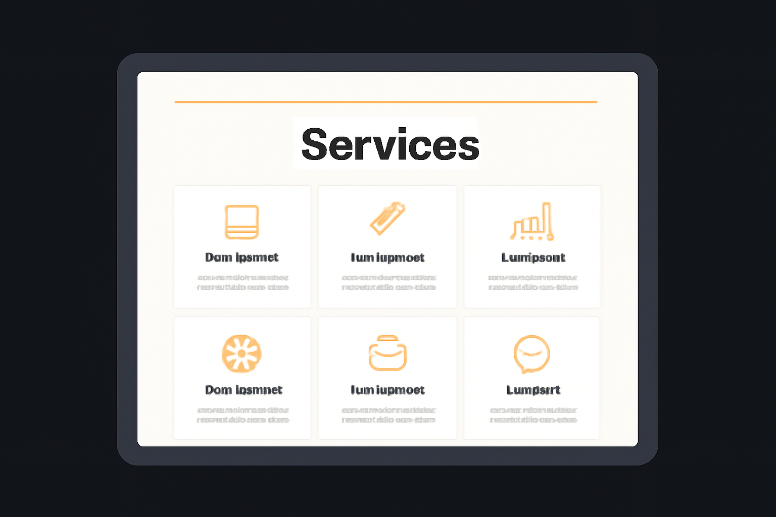 Website &amp; UI Templates / Kits example 2